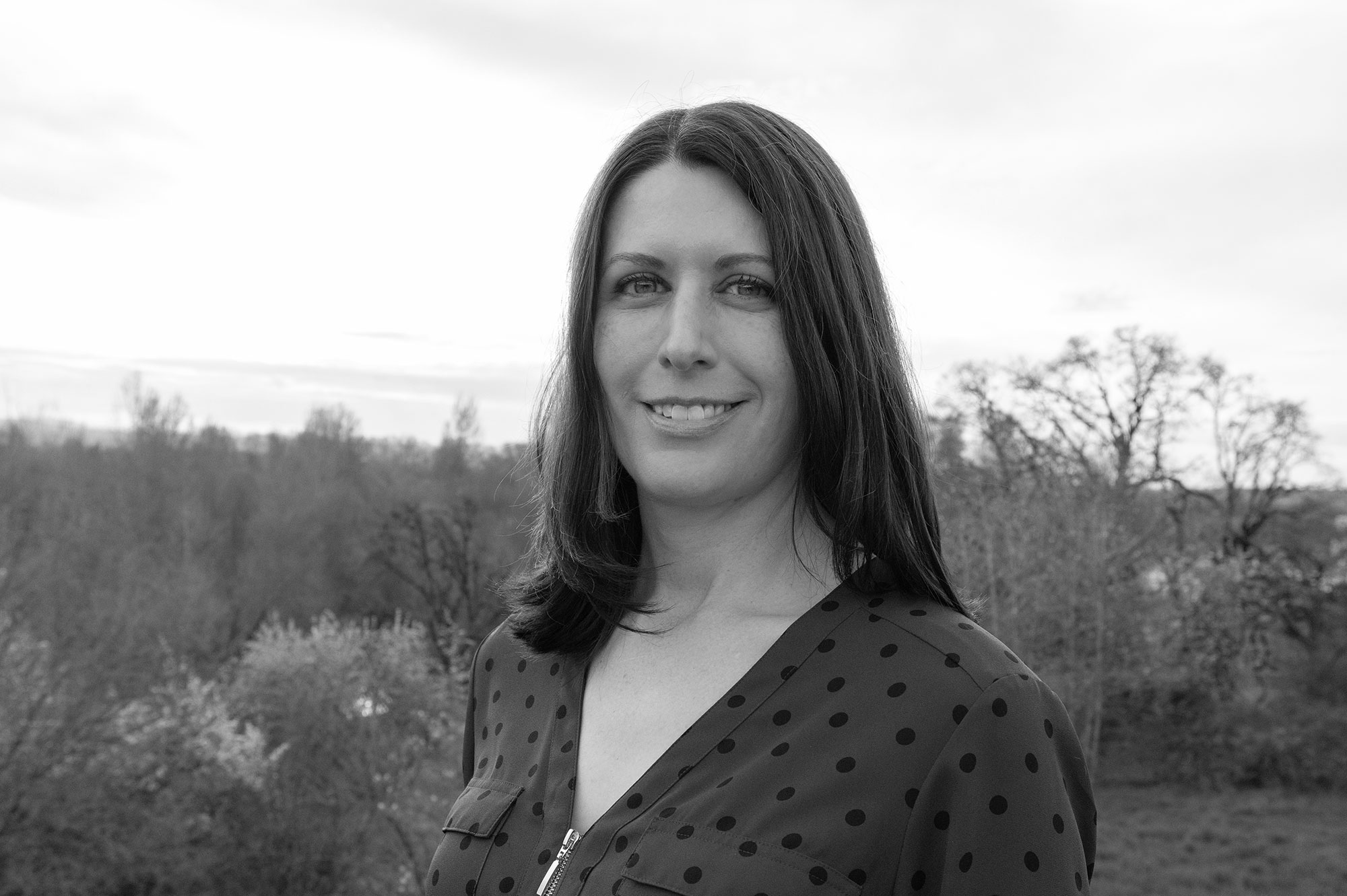 Amanda smiling at the Ridgefield refuge 